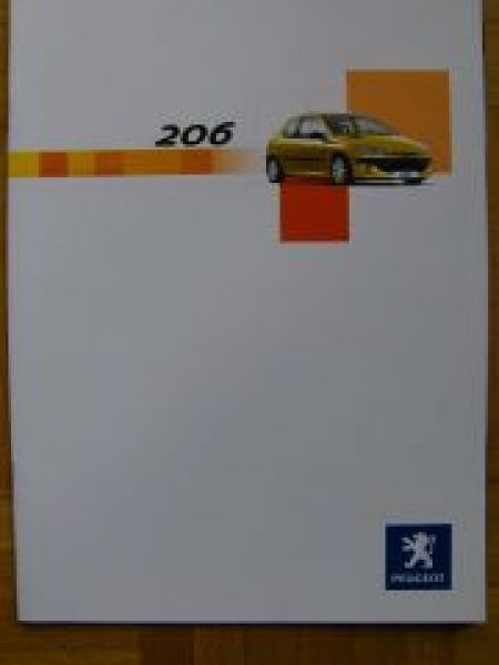 Peugeot 206 Prospekt +Filou + Sport +Tendance 6/2002