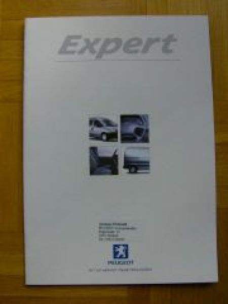 Peugeot Expert Prospekt 10/1999 NEU