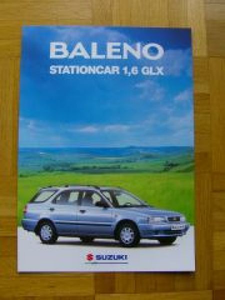 Suzuki Baleno Stationcar 1,6GLX 12/1996 Dänemark Prospekt
