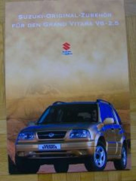 Suzuki Original Zubehör Prospekt Grand Vitara V6-2.5 6/1998