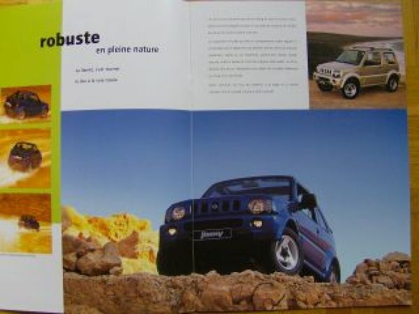 Suzuki Jimny Prospekt Frankreich 12/1999 NEU