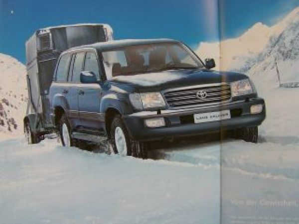 Toyota Land Cruiser 100 Prospekt 11/2000 NEU
