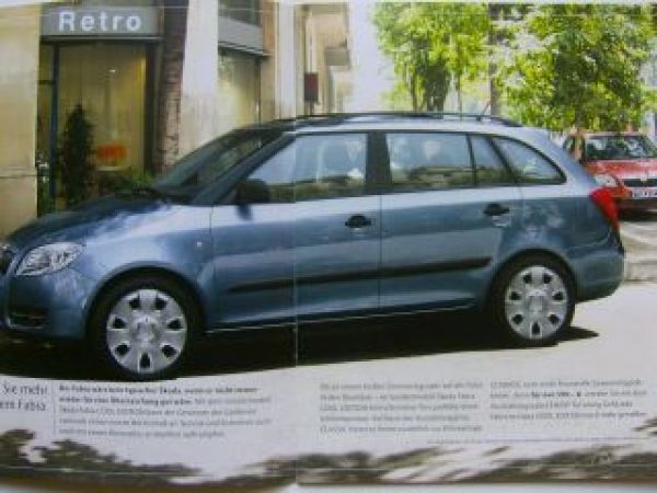 Skoda Fabia Cool Edition Prospekt 9/2008 NEU