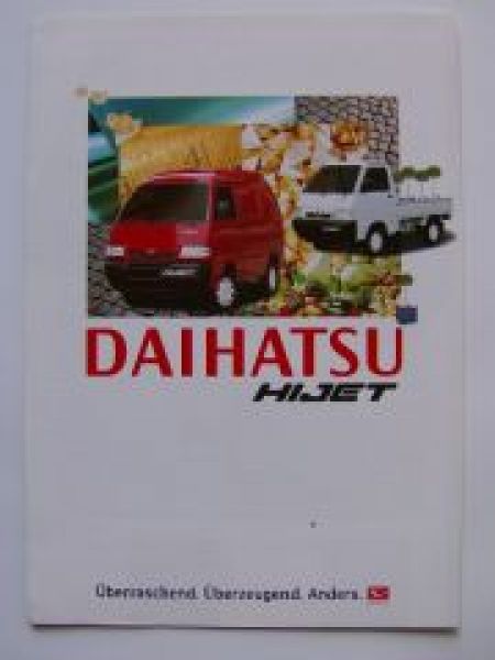 Daihatsu Hijet 8/1998 Prospekt NEU