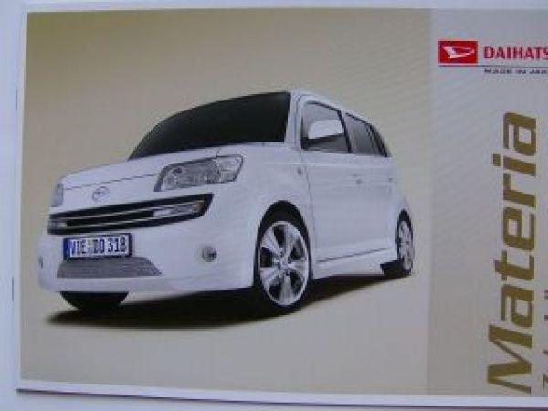 Daihatsu Materia Zubehör Prospekt NEU