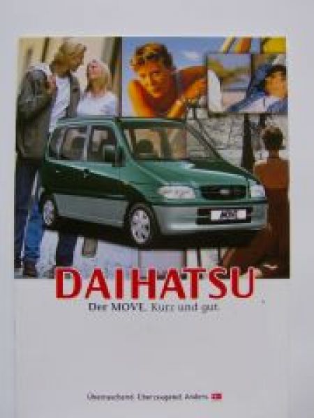 Daihatsu Move Prospekt 9/1999 NEU