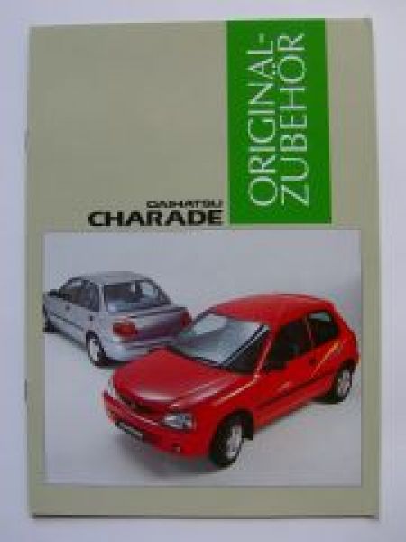 Daihatsu Charade Original Zubehör Prospekt 7/1996 NEU