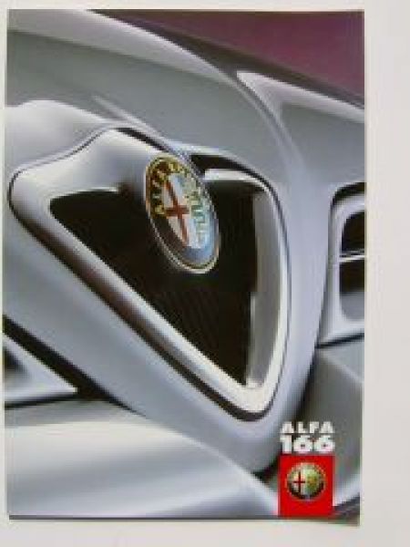 Alfa Romeo 166 Prospekt NEU 9/2000