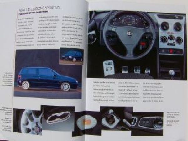 Alfa Romeo 145 Edizione Sportiva 5/2000 Prospekt