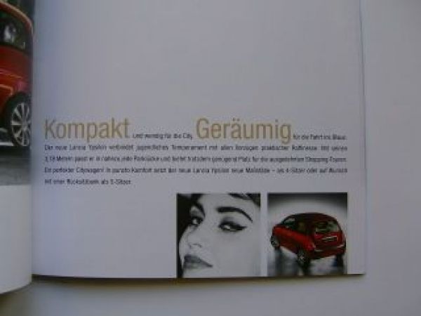 Lancia Ypsilon Prospekt 10/2003 NEU