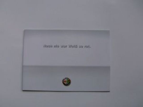 Alfa Romeo Spider & Brera Editzione Weiß Prospekt