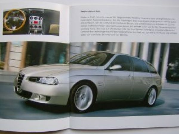 Alfa Romeo Modelle 2003/2004 147 156 GT 166 Spider GTV