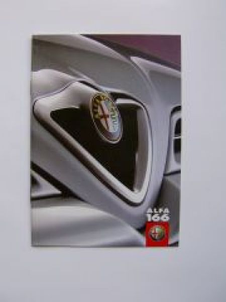 Alfa Romeo 166 Preisliste 2/1999 NEU