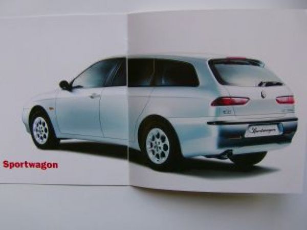 Alfa Romeo Sportwagon Prospekt 4/2000 NEU