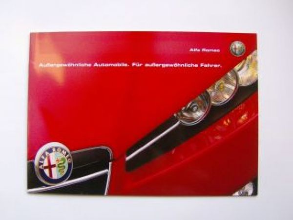 Alfa Romeo Gesamtprospekt 12/2007 NEU
