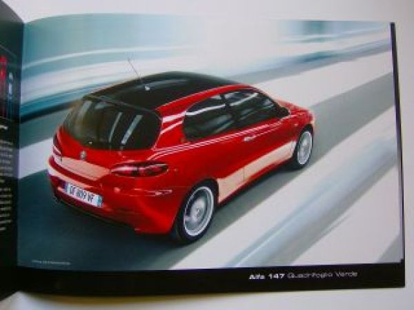 Alfa Romeo 147 Corse Quadrifoglio Verde Prospekt 1/2008 Typ937