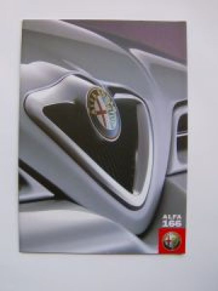 Alfa Romeo 166 Prospekt 3/1999 NEU