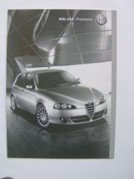 Alfa Romeo 147 Preisliste 11/2006 NEU Typ937