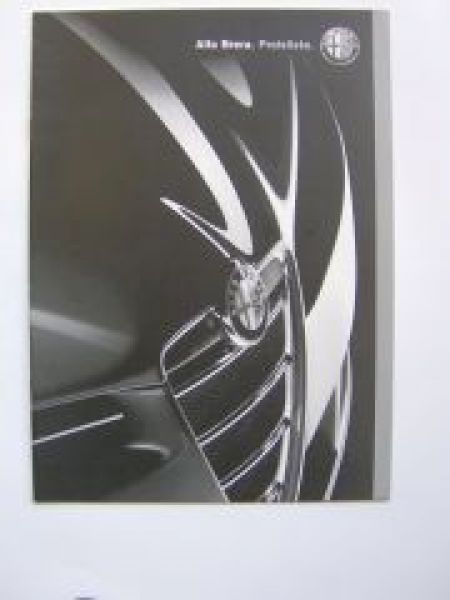Alfa Romeo Brera Preisliste 10/2006 NEU
