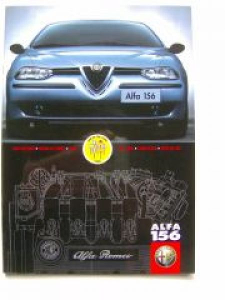 Alfa Romeo 156 Prospekt 4/1999 NEU