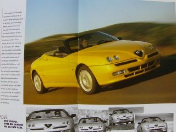 Alfa Romeo Spider Prospekt 4/1998 NEU