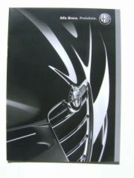 Alfa Romeo Brera Preisliste 12/2005 NEU