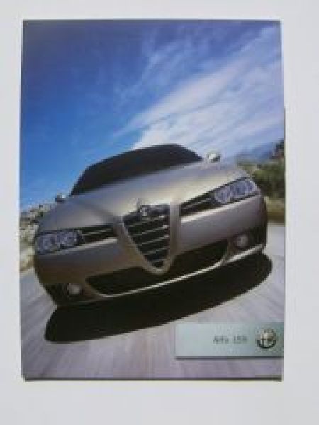 Alfa Romeo 156 Prospekt 11/2004 NEU