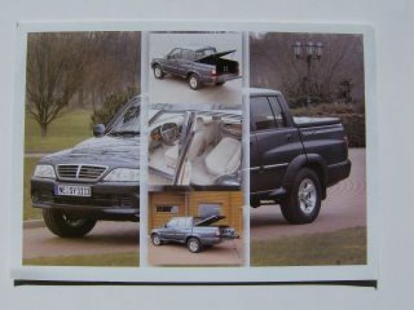 SsangYong Musso Sports 2.9 Pick-Up Prospekt Rarität