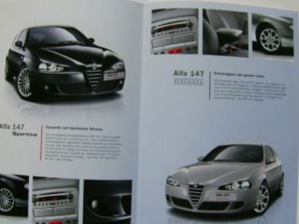 Alfa Romeo 147 Sportiva +Eleganza Prospekt 1/2006 NEU