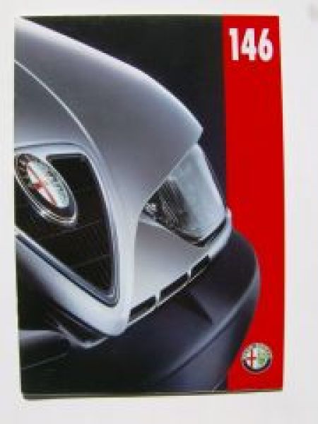 Alfa Romeo 146 Prospekt 3/1996 NEU