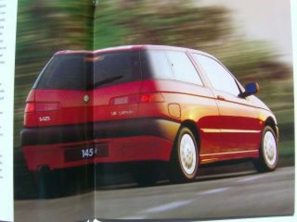 Alfa Romeo 145 Prospekt 2/1997 NEU