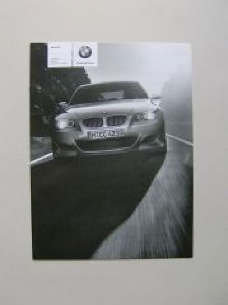 BMW Preisliste M5 E60 Limousine 2006+Individual