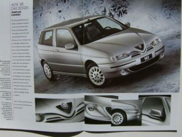 Alfa Romeo 145 Prospekt 4/1999 NEU