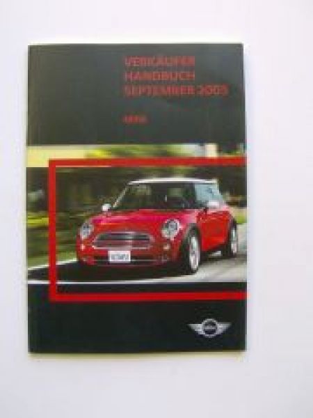 BMW Mini Verkäuferhandbuch Mini September 2005 Rarität