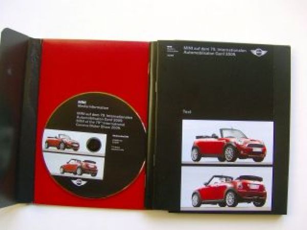 BMW Mini Cabriolet +JCW Genf 2009 Pressemappe +DVD