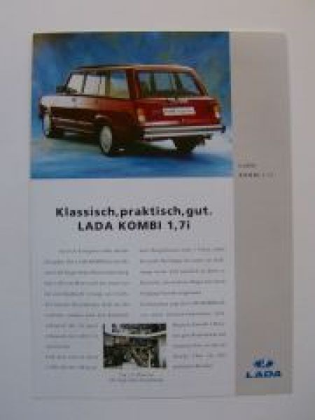 Lada Kombi 1,7i Prospekt 10/1995 Modell 21044