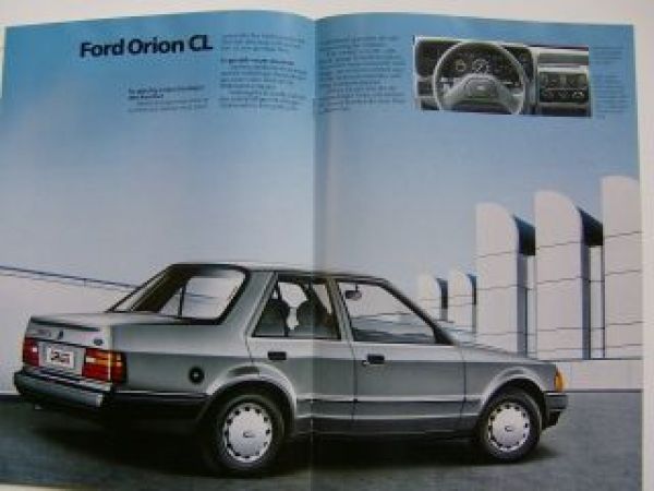 Ford Orion Prospekt 9/1986 +Ghia