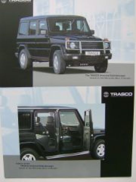 Trasco Armored  Mercedes Benz G-Modell Prospekt UK