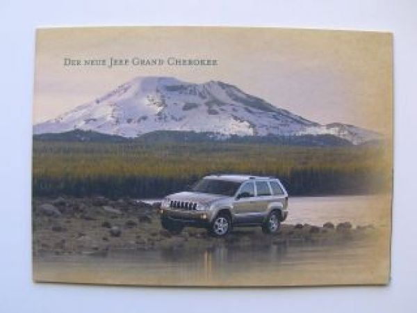 Jeep Der neue Grand Cherokee Prospekt 3/2005 NEU