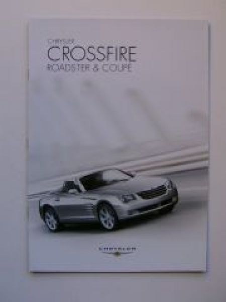 Chrysler Crossfire Roadster & Coupe Prospekt 9/2006+Preise