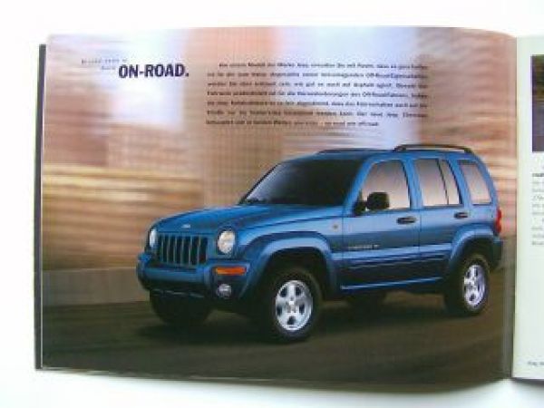 Jeep Cherokee Prospekt 9/2001 NEU