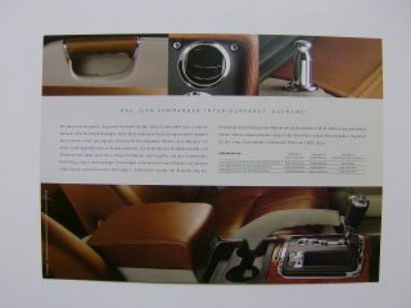 Jeep Commander Interieurpaket Supreme Sonderprospekt