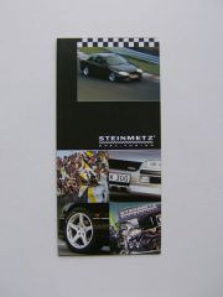 Steinmetz Opel-Tuning Prospekt alle Modelle Flyer