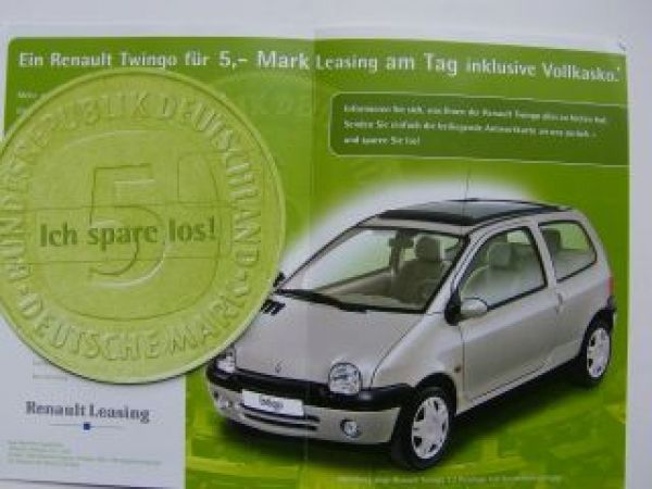 Renault Twingo 1.2 +16V Leasing 1/2001 Flyer