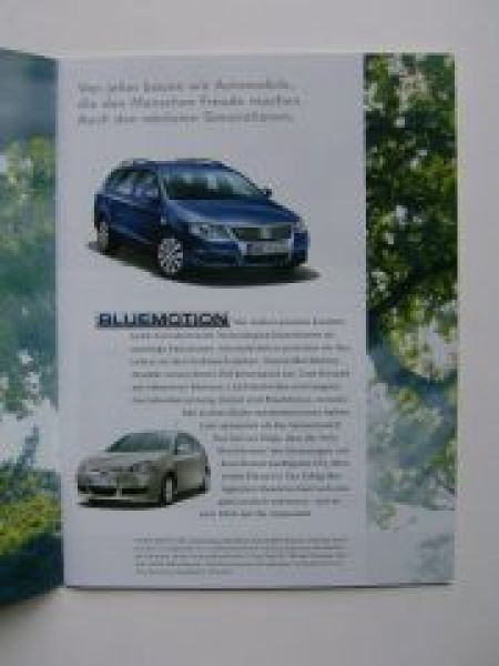 VW Prospekt +Bluemotion +TDI +TSI DSG +Ecofuel A5 Format