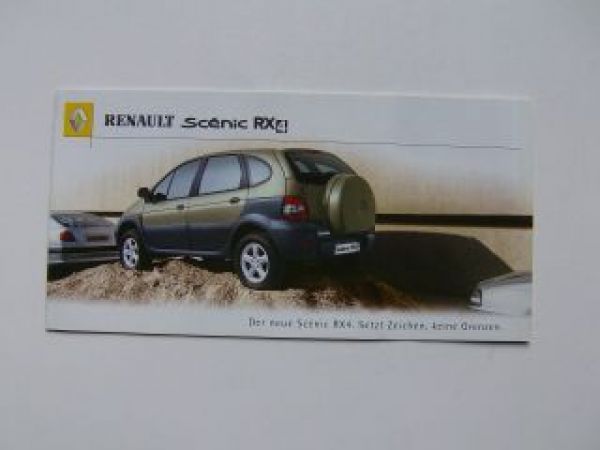 Renault Scenic RX4 6/2000 Infoflyer NEU