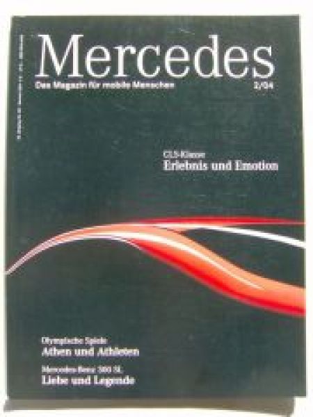 Mercedes Magazin 2/2004 CLS Klasse Legende 300SL