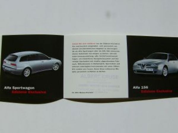 Alfa Romeo Einladung Infofyler Sportwagon +156