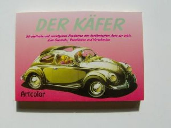 VW Käfer Postkarten Sammlung 1995 NEU 30 Stück Rarität