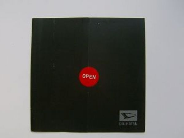 Daihatsu Copen Open Prospekt 3/2004 NEU